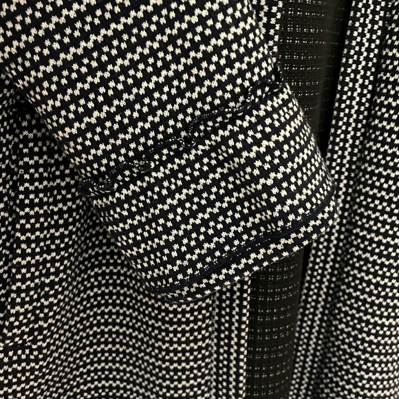 Jack by BB Dakota cardigan, black and white stretch, L, excellent condition - Picture 4 of 15
